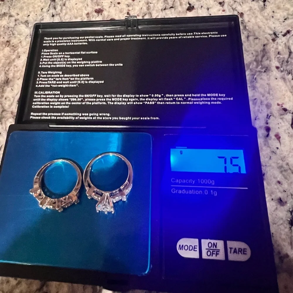 Wedding Ring/Engagement Set - Picture 4 of 9